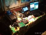 Hamshack odleva: zdroj,ovl. rotatoru,interface TRX<>PC,FT-857+tablet,notebook (2/3)