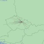 Mapa QSO 144 MHz II. subreg 2021 (1/9) Mapa QSO 144 MHz II. subreg 2021 (1/9)