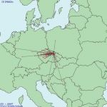 Mapa spojení OK1MWW - 144 MHz (4/7)