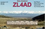 QSL od ZL4AD mod JT9 / 5W a vertical ant (2/2)