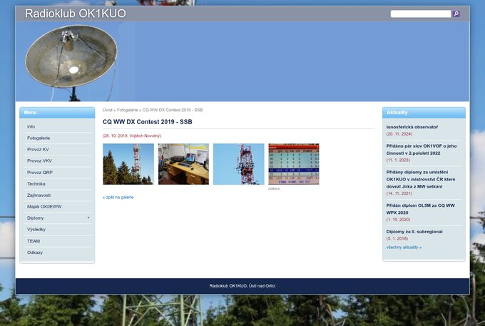 Galerie z CQ WW DX Contestu 2019